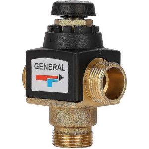 Mitigeur thermostatique pour chauffe-eau solaire en laiton 3 voies filetage mâle DN20 - Neuf