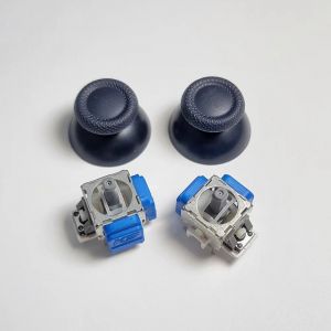 Ore-1/5/10/20 Paires K-Silver Js13 Pro Tmr Joystick Électromagnétique Avec Capuchon De Poignée Pour Ps5 3d Thumbstick Analogique Avec Capuchon Anti-Déversement-10pair-Black Cap W Joystick - Neuf