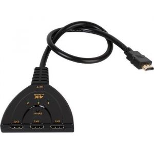 HDMI R&eacute;partiteur switch commutateur avec cable 3 entrees 1 sortie 4k * 2K - Neuf