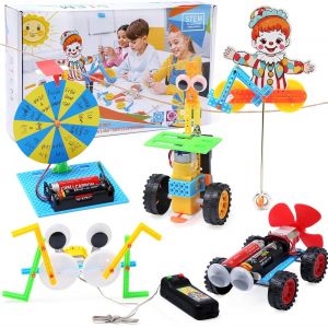 ERYI-5 Pièces Stem Experiences Scientifiques Enfants 6-14 Ans, Kits Éducatifs De Sciences Et Jeux Educatif, 5 Sets Physique Circuit Electrique Pour Enfant, Idée Cadeaux Anniversaire Jouets Garçon - Neuf