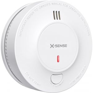 JGD-D&eacute;tecteur de Fum&eacute;e Am&eacute;lior&eacute; Batterie de 10 Ans, Alarme Incendie avec Capteur Photo&eacute;lectrique, Alarme Incendie Conforme &agrave; la Norme EN14604, SD2J0AX, Lot de 1 - Neuf