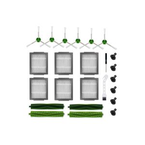 Kit de 24 filtres &agrave; brosse pour Roomba s&eacute;ries J, E et I - Compatible avec les mod&egrave;les j7, E5, i3, i4 et i6 - Neuf