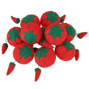 5cm 10pcs bricolage artisanat mignon tomate &eacute;pingle coussin aiguille porte kit de couture - Neuf