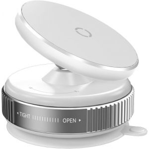 Support Magn&eacute;tique T&eacute;l&eacute;phone &agrave; Ventouse [Rotation 360&deg;] Compatible avec MagSafe pour Douche, Cuisine, Salle de Sport, Verre, Miroir, &eacute;cran de Voiture, Surface Lisse - Blanc - Neuf