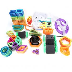 272 pieces de blocs de construction magnetiques educatifs en plastique pour enfants, jouets intelligents et interessants - Neuf