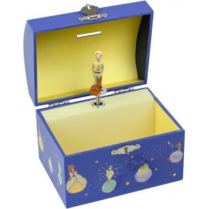 ERYI-- Le Petit Prince. Saint Exupéry - Tirelire À Cadenas & Boîte À Trésors Musicale - Idéal Cadeau Enfant - Musique Le Printemps De Vivaldi - Colori Bleu - Neuf