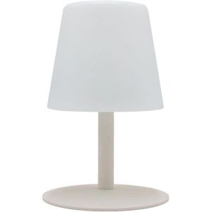 Eryi-Lampe De Table Sans Fil Pied En Acier Crème Led Blanc Chaud/Blanc Dimmable Standy Mini Cream H25cm - Neuf
