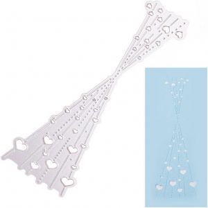 Tianyi-Matrices De Découpe En Forme De C?ur/Étoile À Pois Pour La Fabrication De Cartes, Pochoirs De Découpe Pour Bricolage, Scrapbooking, Album Photo, Gaufrage Décoratif Pour La Fabrication De Carte - Neuf