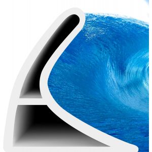 Jexnovashop-Barri&egrave;re De Douche Pliable - Autocollante - Anti-D&eacute;bordement - 2 M - Cr&eacute;ez Facilement Votre Barrage D&iquest;Eau Avec Ce Seuil De Douche En Silicone Blanc - Neuf