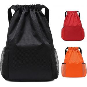 Sac de sport, sacs imperméables à cordon de serrage, sacs à dos en tissu oxford pour hommes - Neuf