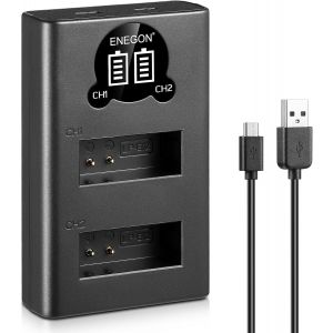 LP-E12 Chargeur USB Double écran LCD pour Canon SX70 HS Rebel SL1 EOS-M EOS M2 EOS M10 EOS M50 EOS M100 - Neuf