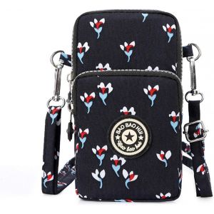 TZF-Sac &agrave; Bandouli&egrave;re pour Femme Sac &agrave; Main pour T&eacute;l&eacute;phone Mini Sac &agrave; Bandouli&egrave;re Multifonction Portefeuille - Neuf