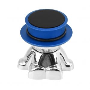 Support Magnetique De Telephone Pour Voiture, Rotation A 360¡Ã, Support De Tableau De Bord Pour Telephone Portable, Bleu - Neuf