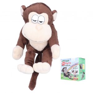 Jouet singe parlant marron, robot interactif electrique en peluche parlant, pour les enfants de plus de 6 ans. Marron - Neuf
