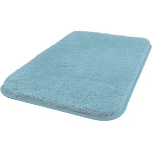 KAL-Tapis De Bain Antidérapant Tapis Salle De Bain Absorbant D'Eau Peluche Microfibre Tapis De Salle De Bain (Bleu Menthe, 40X60Cm) - Neuf