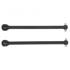 2PCS RC avant et arrière CVD arbre de transmission en acier RC Dogbones pour ARRMA 1/7 1/8 RC Cars Noir - Neuf