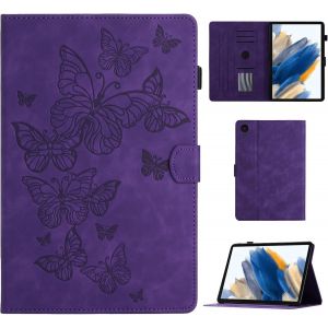 Coque Pour Samsung Galaxy Tab A8 10,5 2022/2021(Sm-X200/Sm-X205/Sm-X207)Étui De Protection Case Tablette Housse Smart Cover Avec Réveil/Veille Auto Pour Samsung Galaxy Tab A8 2022/2021,Violet - Neuf