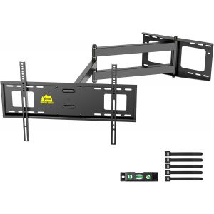 - Support Mural Extra Long, Pivotant Et Inc Ble Pour Tv Plat/Incurvé De 32"" À 80"" - Capacité Nominale De 50 Kg, Vesa 600 X 400 Mm ( ) - 109 Cm - Neuf
