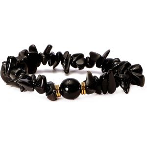 Kal-Bracelet De Pierres Naturelle Bracelet Perle Baroque Elastique Bracelet En &Eacute;clats Cadeau Femme Fille Petite-Amie - Neuf