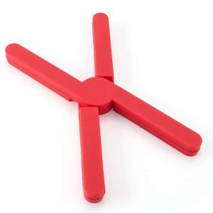 Dessous De Plat Pliable Pour Table &Agrave; Manger - Antid&eacute;rapant, R&eacute;sistant &Agrave; La Chaleur, Manique, Dessous De Plat Et Ustensile De Cuisine, Port - Neuf