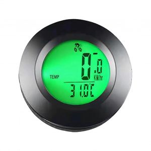 Compteur De Vitesse De Velo Compteur De Vitesse Filaire Rond Pour Vtt Avec Ecran Lcd Retroeclaire - Neuf