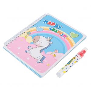 Tapis De Dessin A L'eau Reutilisable Pour Enfants, Livre Magique De Peinture A L'eau Avec Ensemble De Stylos (Cheval) - Neuf