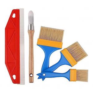 Ensemble D'outils De Pinceau De Coupe, Pinceaux De Bord De Peinture Pour Les Murs, Pinceaux Décoratifs Ronds Pour La Peinture De La Maison - Neuf