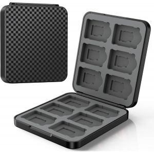 Étui de Cartes de Jeu Nintendo Switch-Boîte de Rangement avec 12 Jeux et 12 Emplacements pour Cartes Micro SD,Boîte de Carte Switch-Boîtier Rigide,Doublure en Silicone Doux.[K62] - Neuf