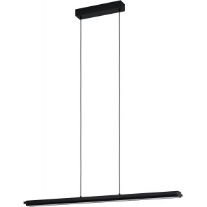 Ulteronixshop-Suspension Luminaire Led Cambulos, Lustre Chambre Dimmable, Plafonnier Salon Ou Salle &Agrave; Manger En M&eacute;tal Noir, Blanc Chaud - Neuf