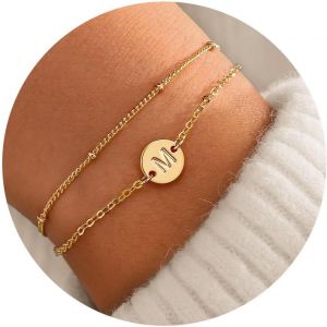 Gold Chain Bracelets For Women Adjustable Fantasy Bracelets Set For Women Girls - Neuf