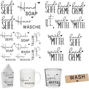 Rub On Lot De 4 Autocollants D'environ A5 19 X 14 Cm Film Lavable Pour D&eacute;coration De No&euml;l, Keraflott, Maison, Meubles, Verre, Bois, Album Photo, D&eacute;coration Diy, Esth&eacute;tique Des Autocollants - Neuf