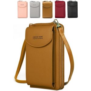 KALANKA-Mini Sac &agrave; Bandouli&egrave;re pour T&eacute;l&eacute;phone Portable, Sac Portefeuille Femme Bandouliere en Cuir Sac &agrave; Main Pochette Femme Bandouli&egrave;re, Petit Porte Monnaie Femmes Fille Cadeau de No&euml;lu2026 - Neuf