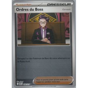 Carte Pok&eacute;mon - Ordre De Boss - 183/217 - Reverse - H&eacute;ros Transcendants - Neuf