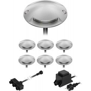 Lampadaire Led Bunda, 2 Lampes, Pour L'extérieur, Passable, Blanc Froid, Jeu De 7 Pièces[Amp748183] - Neuf