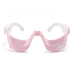 Appareil De Massage Oculaire Confortable, Micro-Courant Electrique, Compresse Chaude, Chauffant, Masseur Oculaire, Rose - Neuf