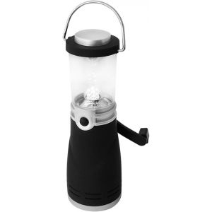 ® Led Dynamo Camping Lantern - Lampe De Secours Étanche, Argent - Neuf