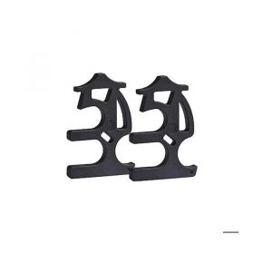 Lot De 2 Ouvre-Portes Sans Contact Noirs, Porte-Cl&eacute;s Multifonctions Hygi&eacute;niques Et Compacts Pour &Eacute;viter Bact&eacute;ries Et Salet&eacute; - Neuf