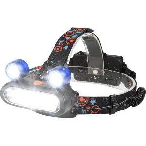 Eryi-Lampe Frontale,Torche Frontale Led 4 Modes 500 Lm Rechargeable Usb Lampe Frontale Ipx5 Étanche Pour Le Camping, La Randonnée, La Course, La Pêche, Le Jogging - Neuf