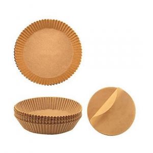200 pcs Air Fryer Doublures jetables,6 pouces rond non perfor&eacute; papier sulfuris&eacute; et 6,3 pouces rond de cuisson L - Neuf