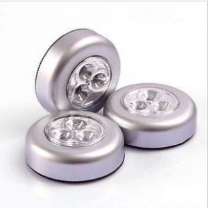 Dww-Pack De 5 Led De Lumière De Tache De L'auto-Adhésif De Lumière La Nuit Alimenté Par 3 Batteries Pour Armoire/Placard/Tablette/Entrée/Cuisine/Couloir - Neuf
