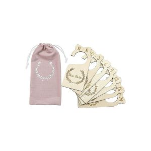 Lot De 7 S&eacute;parateurs En Bois Pour V&ecirc;tements De B&eacute;b&eacute;, Pour Une Organisation Optimale Du Placard De La Chambre (0-24 Mois) - Neuf