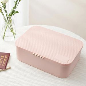 Bo&icirc;te De Rangement De Documents M&eacute;nagers Fichier Polyvalent Passeport Organisateur De Cartes Bancaires Rose,Bo&icirc;te De Rangement De Documents 2 Couches - Neuf