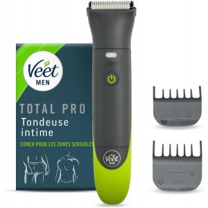 Kakyl-Men Total Protm* Tondeuse Intime Pour Homme-Rasoir Électrique Multi-Usage Pour Aine,Barbe Et Corps¿Chargeur Usb¿100% Étanche (Ip67) - Neuf