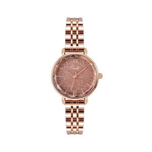 Montre À Quartz Étanche Pour Femme Avec Bracelet En Acier, Cadran De 25 Mm, Profil Fin, Étanchéité Jusqu'à 30 M - Neuf