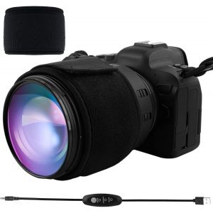 Kalanka-R&eacute;chauffeur D'objectif - Chauffage De Ros&eacute;e Pour Objectif D'appareil Photo Bande Chauffante Usb, R&eacute;chauffeur De Lentille Avec R&eacute;gulateur De Temp&eacute;rature, Noir Chauffe-Lentille Chauffage De Ros - Neuf