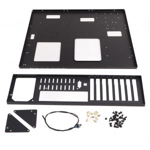 Cadre de plate-forme miniere, bonne dissipation de la chaleur, conception ouverte, chassis organise et ordonne, support de carte mere pour ordinateur - Neuf