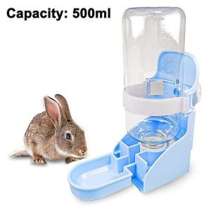Fontaine À Eau Automatique Bran Rabbit 500 Ml ¿ Fontaine Suspendue Étanche Pour Petits Animaux, Solution D'abreuvement Silencieuse Et Hygiénique - Neuf