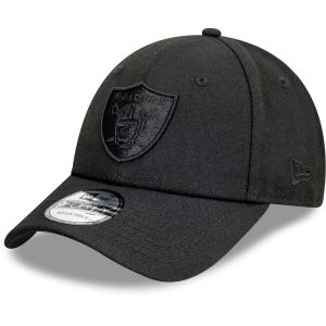 New Era 9forty Snapback Cap - Full Black Las Vegas Raiders - Neuf