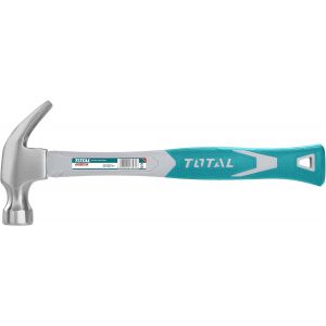 Tools-Marteau de Menuisier-220 g-Idéal pour l'Ébénisterie et la Menuiserie-Avec Extracteur de Clous à Palette Courbée-Manche en Fibre Bimatière-Tête en Acier au Carbone Forgé - Neuf