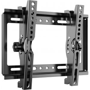 CHECARZHN--NO1-Support Mural Tv Inclinable Pour Écrans 14-42 Pouces,Support De Moniteur,Support Vesa 200X200Mm, Fixation Murale Tv Capacité De 25Kg,Meuble Tv - Neuf